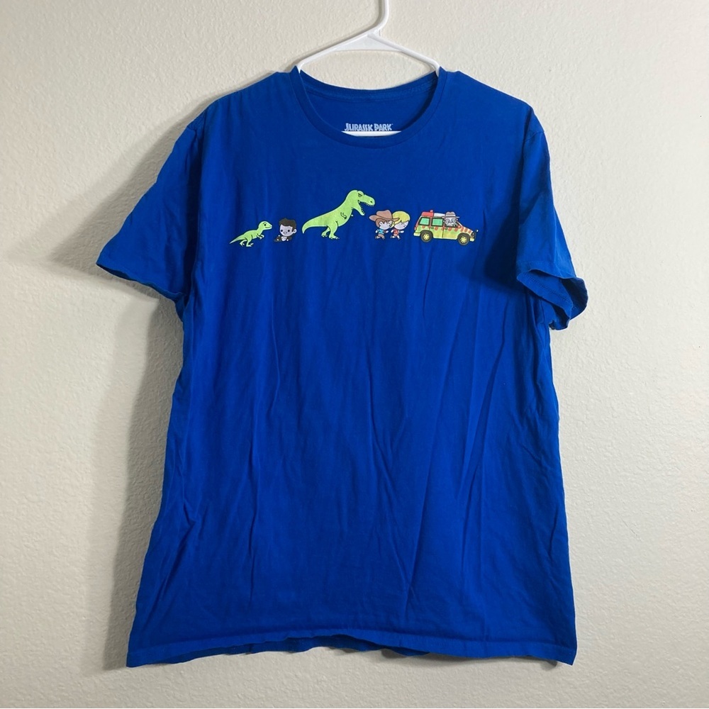 Jurassic Park Tee - Blue - Kids XL
